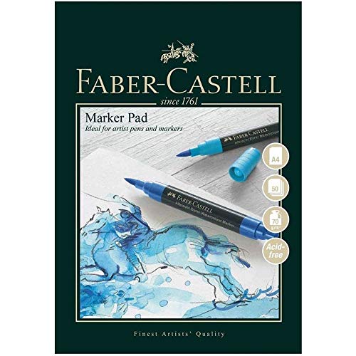 Faber-Castell A4 Gummed Marker Pad - 70gsm - 50 Sheets