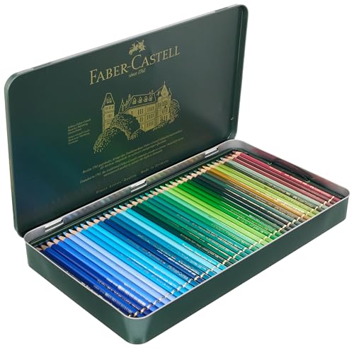Faber-Castell Polychromos Artists' Color Pencils - Tin of 120 Colors - Premium Quality Artist Pencils - size: 120 Count (Pack of 1)