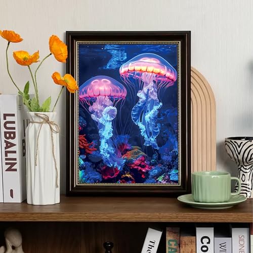 Scratch Art Adult DIY Paint by Scratch Rainbow Scratch Paper Art Colorful Sketches Scratch with 5 Scratch Tool for DIY Craft Gift（Ocean World） - style: Ocean World