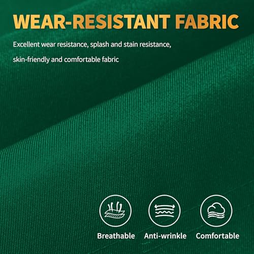 BOHARERS Green Aprons with Pockets - Restaurant Bib Apron for Work Home Kitchen Washable Chef Aprons Costume - color: C-01 Pack Green