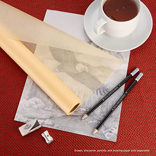 Bee Paper Canary Sketch and Trace Roll, 12-Inch by 20-Yards - color: Canary, size: 12-inch x 20-yard Roll