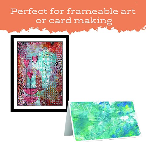 Gelli Plates 8' X 10' + 5' X 7' Gel Press Monoprinting Value Pack - Reusable Gel Printing Plates for Press Art, Card Making, Scrapbooking, Arts and Crafts - size: 8”x10” + 5”x7” Value Pack