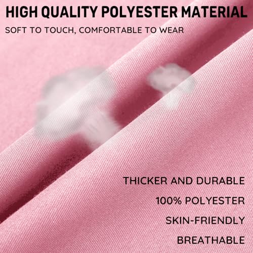 2 Pack Plus Size Waterproof Cooking Chef Apron with 2 Pockets for Men Women - color: Pink