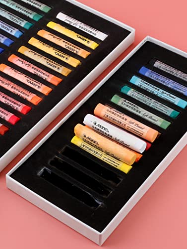 YYMIYU Soft Color Chalk Pastels for Professional Artist 12 Colour - color: Soft 12 Color