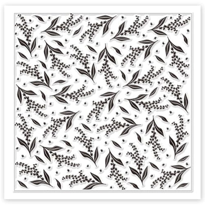 CHGCRAFT Lily of The Valley Polymer Clay Texture Sheets Flowers Silicone Texture Stamp Clay Texture Mat Modeling Pattern Pad Texture Sheets for Polymer Clay Jewelry and Clay Earrings Tools - style: Lily