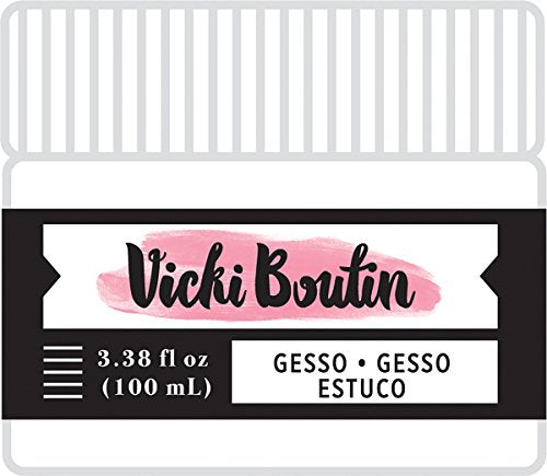 American Crafts Vicki Boutin Mixed Media Gesso-3.38 oz