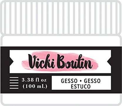 American Crafts Vicki Boutin Mixed Media Gesso-3.38 oz