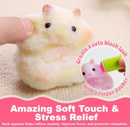 MUBYOK 17.64oz Liquid Silicone Taba Squishy Starter kit-DIY Your Own Super Soft FuFu Squishies with 1:1 AB Rubber Squishy,Cat Paw & Hamster Molds-Stress Relief Gifts for Beginners & Adults