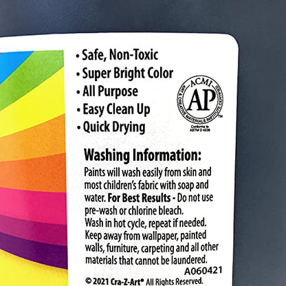 Cra-Z-Art Kids Washable Tempera Poster Paint Non-Toxic Art Supplies - Black - 1 Gallon - size: 128 Ounce (Pack of 1)