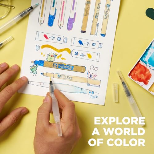SAKURA Pocket Set Koi Watercolor Kit, 12 Colors Count