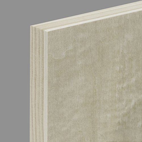 Ampersand Art Supply Unprimed Basswood Artist Panel, 7/8" Cradled Profile 4"x4" - size: 4"x4", style: 7/8" Cradled