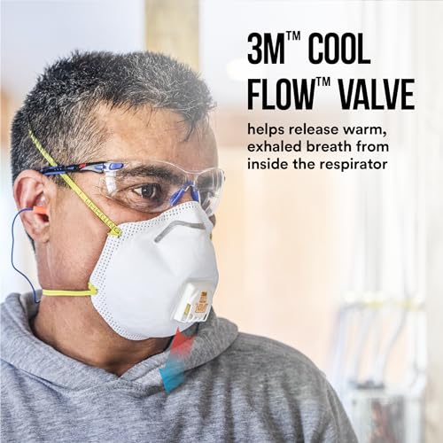 3M 8511 Respirator, N95, Cool Flow Valve (10-Pack)