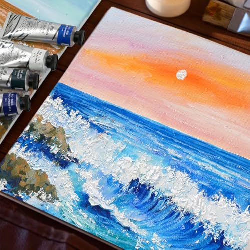 Paul Rubens Oil Paint, 40 Colors*50ml LargeTubes, Professional Oil Based Paint with High Saturation, Creamy Texture, and Consistency,Art Supplies for Artists, Students, Beginners - color: 40 colors*50ml