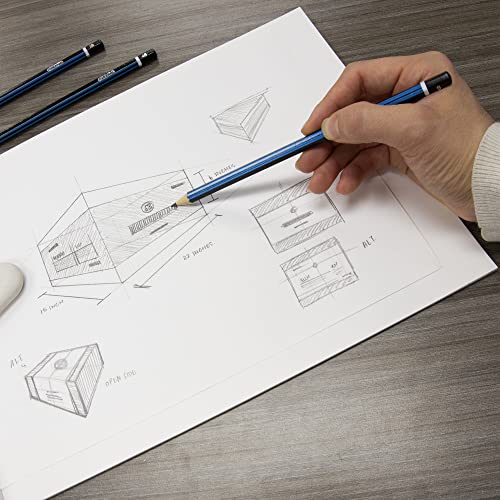 BAZIC Products Spiral Sketch Pad, Top Bound, 6 x 8 in, 50 Sheets, 48-Case | 50-sheet spiral sketch pad, smooth drawing paper for sketching, shading - color: 50 Sheets - 6"x8", size: 48-Pack