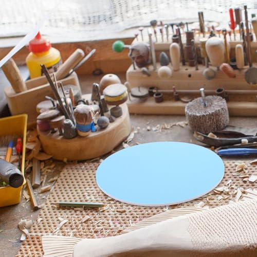 VILLCASE PVC Printmaking Linoleum Blocks for Artistic Crafting Round Blank Stamp Carving Tools User-Friendly for DIY Projects and Art Supplies