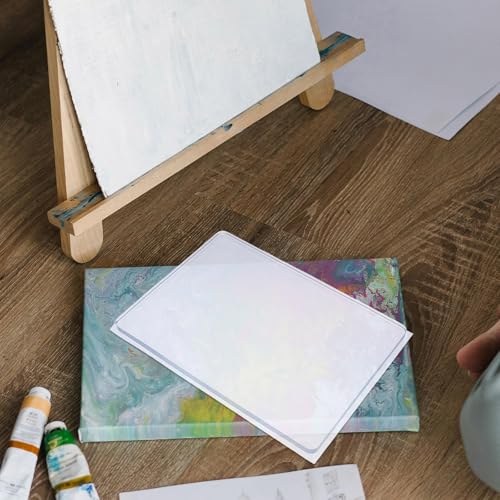NUOBESTY Gel Printing Plate Gel Painting Plate Monoprinting Block for Stamping Cardmaking Printmaking Monoprinting and Crafts Transparent - size: 17.70X12.70X1.00CM