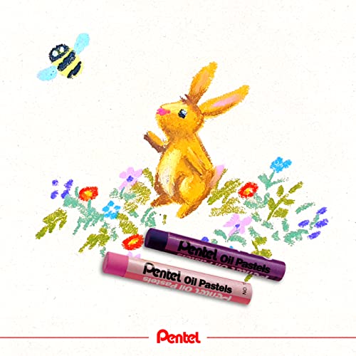 Pentel Arts Oil Pastels Class Pack Brilliant Fade Resistant Colours Long Lasting 36 (Packs of 12 Colour) - size: 1 Count (Pack of 36)