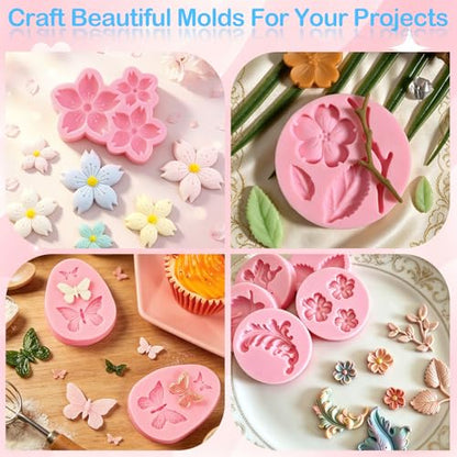 Silicone Mold Making Kit 68oz, 15A Platinum Cure Silicone Rubber, Liquid Silicone for Mold Casting of Resin/Soap/Candle/Wax/Concrete/Clay, Pink