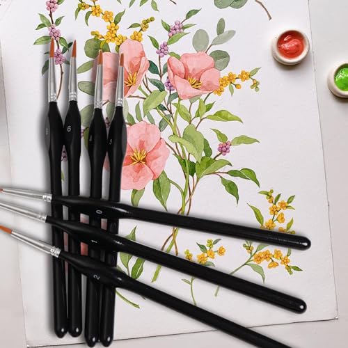 13-Piece Artist Brush Set | 10 Hog Bristle + 3 Nylon | Birch Wood & Aluminum Ferrules | Oil/Acrylic Painting | Professional Grade Artist Brushes