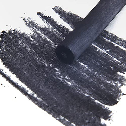 25x Vine Charcoal Pencils Drawing Sketching Willow Charcoal Sticks Art Supplies For Artists Adults Teens Beginner - color: Multi-Color