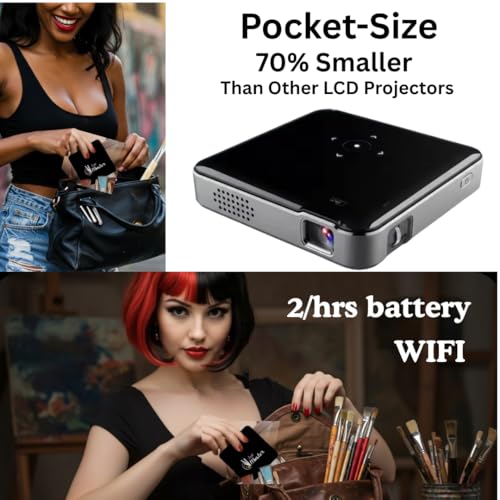 Art Master Professional Art Projector Made By Artists For Tracing Drawing Sketching Murals , wireless HD Digital Image Replication, Screen Mirroring HDMI & USB Portable Long Lasting Batteries.