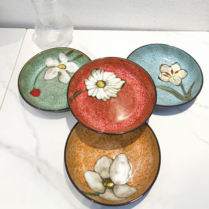 rockgoldbug pasta bowl for Kitchen, 8.5 in - Ceramic pasta bowl set of 4 - For Pasta,Salad,Appetizer, Serving etc - Dishwasher, Microwave, and Oven Safe - For Breakfast, Lunch and Dinner