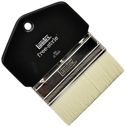 Liquitex - 1301004 Professional Freestyle Large Scale Brush, Paddle 4-inch, White - size: 4", style: Free Style Large Scale Paddle