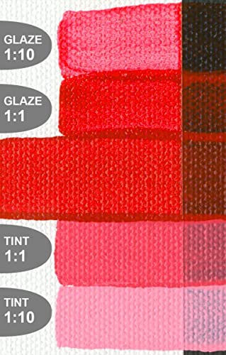 Golden Fluid Acrylic Paint 1 Ounce-Cadmium Red Medium Hue