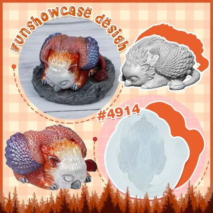 Resin Animal Molds 3D Griffin for Epoxy Plaster Crafts - color: Griffin