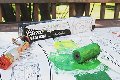Surface Protector, Mess Mat, Art Mat, Craft Mat | Washable, Reusable | Protects Surfaces During Art and Craft Projects | Non Toxic Food Grade Silicone | Holds Firmly in Place