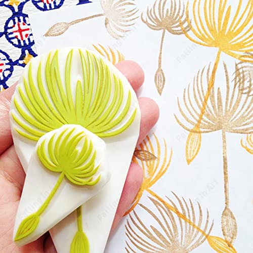 Falling in Art White Rubber Carving Block, 8" x 10" Easy Cut Lino Blocks, Soft Linoleum Block for Printmaking, Stamps, Crafts(2 Pack) - size: 8'' x 10'' 2 Pack