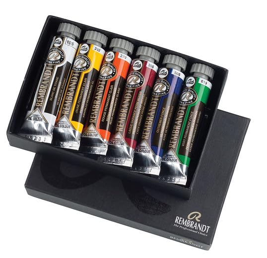 Rembrandt Oil Color Paint Starter Set, 6x15ml Tubes
