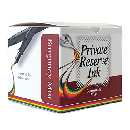 Private Reserve Premium Fountain Pen Ink, 60ml Bottle, Burgundy Mist | Premium fountain pen ink with smooth flow, rich color, and reliable everyday writing performance. - color: Burgundy Mist