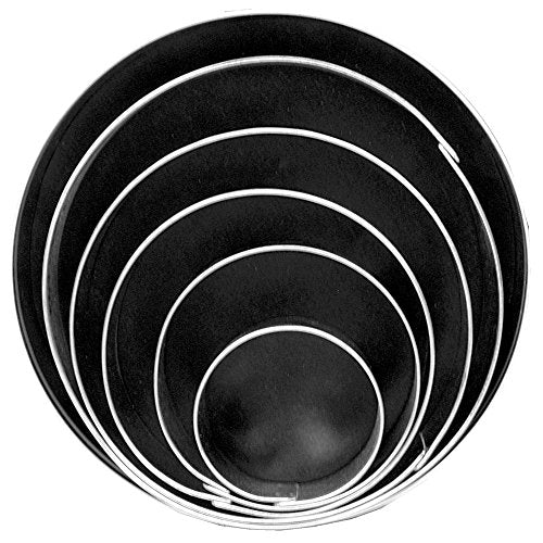 Fox Run - 3681 Fox Run, 1 x 4 x 4 inches, Circle Cookie Cutter Set - color: Circle Cookie Cutter Set