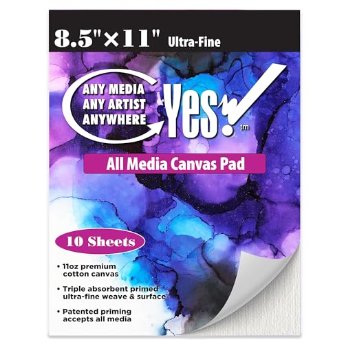 Yes! Canvas Pad 8.5x11" - size: 8.5x11"