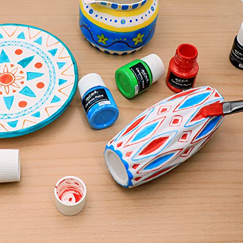 Mont Marte Ceramic Liquid Paint 6pce x 20ml - size: 0.7 Fl Oz (Pack of 6)