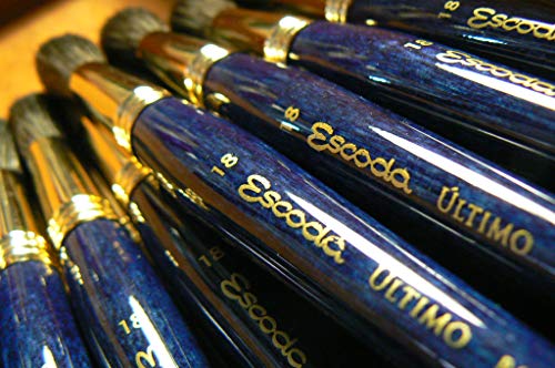 Escoda | Watercolour | Artist Set David Taylor | Size 8,12,18 | 3 Brushes | Synthetic tendo + tame | Round Pointed - size: Round Pointed