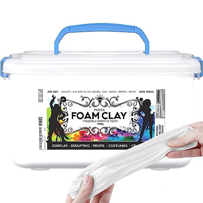 Pixiss Foam Clay (1500g, White) - color: White, size: 1500g