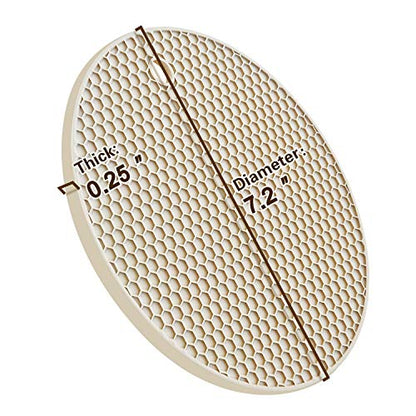 4 Pcs Trivets for Hot Dishes, Kitchen Heat Resistant Silicone Trivet, Extra Thick, Large, Non Slip (3. Beige) - color: 3. Beige