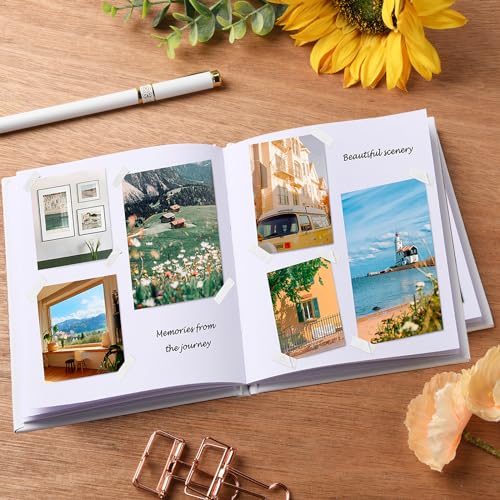 zmybcpack 12 Pack White Hardcover Blank Book 6x8 inch, Hardcover Blank book for Students to Write Stories, Hardcover Sketchbooks Journal（White，22 Sheets/ 44 Pages Each） - size: 6x8"(12 pack)