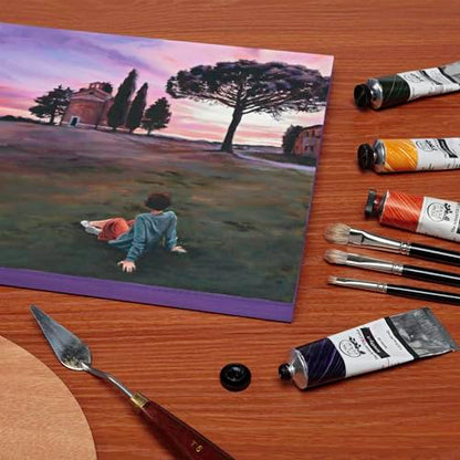 Creative Mark Mimik Recycled PET Cradled Canvas Panel 3/4" Depth - 8x10 Pack of 6 - Medium-Textured Painting Board for Eco-Conscious Artists, 14.11 oz Triple-Acrylic-Primed Weight Mounted Canvas - size: 8x10" Pack of 6