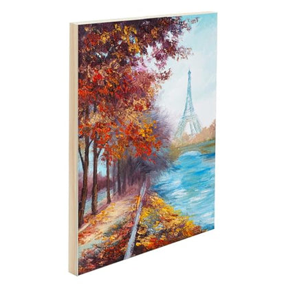 Da Vinci Pro Resist-Grip Coarse Textured Gesso Board, 16x20-4 Pack, 3/4" Depth Art Boards for Painting, White Acrylic Polymer with Quartz Sand, Warp-Resistant Cradled and Sealed MDF Panel