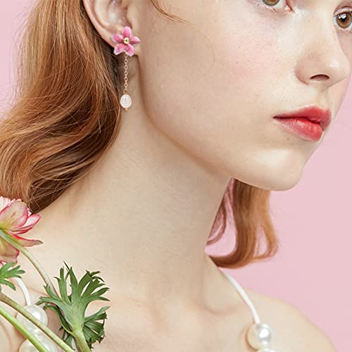 Craftdady 10pcs Flower Silicone Mold 4 Shapes Floral 5-Petal Flower Resin Casting Mold for Epoxy Resin UV Resin Pendant Earring Jewelry Keychain Making - color: Transparent, Flower-a