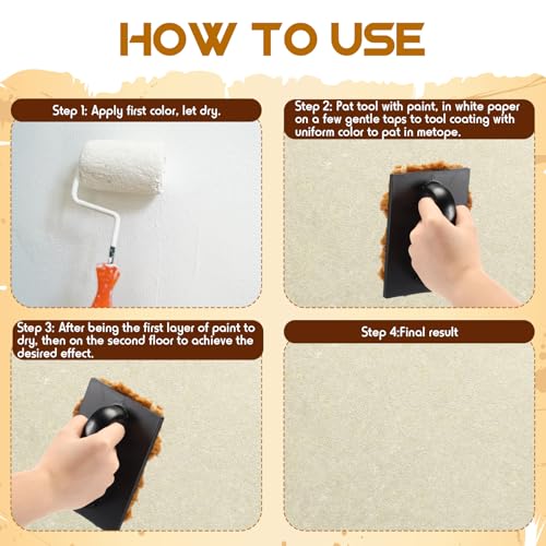 Large Sponge Paint Roller for Painting Sea Texture Sponge for Art Coatings Natural Brush Home Wall Painting