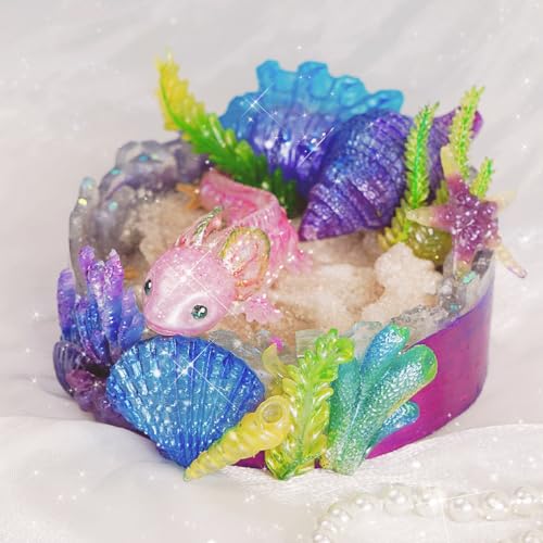 Axolotl Resin Molds for Epoxy Plaster Clay Crafts - color: Axolotl