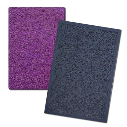 Butterflies Polymer Clay Texture Sheets Mats for Polymer Clay Earrings Making Sparkle Butterfly Texture Impressions DIY Tools for Pottery Earrings Jewelry Making DIY Craft Supply