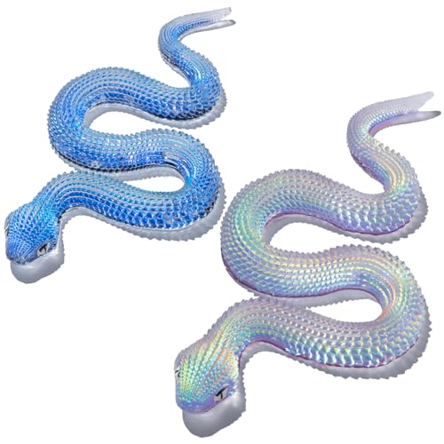 LET'S RESIN 2Pcs Snake Resin Molds, Flexible 3D Snake Silicone Molds(Large & Small), Effortless Demolding Animal Epoxy Molds for DIY Art, Home Decor, Serpent Lovers Gifts - color: Snake