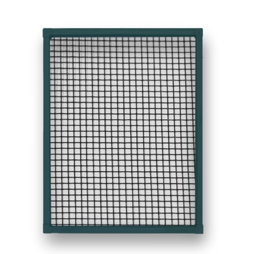 Metro Screenworks Custom Window Screens Fully Assembled and Ready to Install - Window Screen Replacement for House, (Forest Green) Pre-Framed Mesh Replacement Window Screens, Home, Patio, & More - color: Frame Color - Forest Green