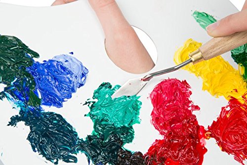Palette Painting Knife Set 12 Pack with Carrying Case- Stainless Steel Art Paint Knives