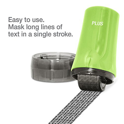 Guard Your ID Security Roller Set for Identity Theft Protection Advanced 2.0 Stamping and Redacting (Regular 3-Pack, Green) - color: Green, size: Regular 3-Pack